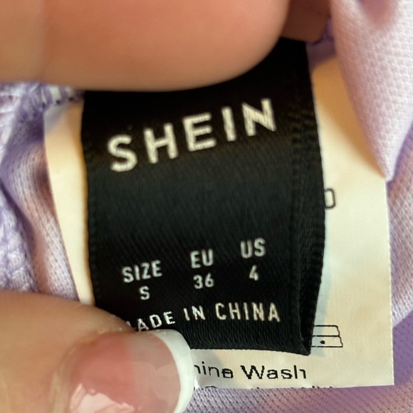 Purple Sinched Bodycon Dress by Shein - Picture 3 of 3